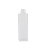 Cute 80g 100ml 4 5 fl oz empty pet cosmetic container clear plastic spray square bottle with fine mist pump