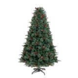 6FT/7FT/9FT UK Style Original Design High Quality Europe Trend PVC+PE Mixed Luxury Hinged Christmas Tree