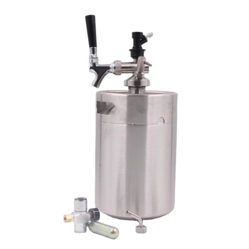 2019 new design stainless steel 5l mini keg beer spear for filler or filling