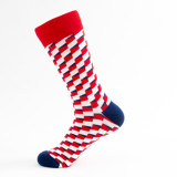 Happy socks women cotton socks manufacturers girls crew socks wholesale factory