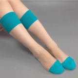 Crystal glass silk socks sheer women stocking manufacturers girls crew socks wholesale factory