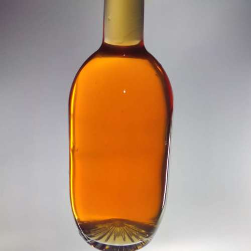 Decal embossed clear 375ml ice wine bottles glass liqueur bottles