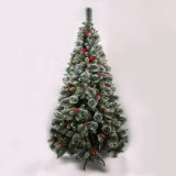 210cm snow effect Decorative PVC&PE Flocking Christmas  Home decorative tree