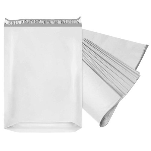 Self Adhesive Envelope White Poly Mailer With Gusset Padded Flat Plastic Clothes Mailer Support Custom Mailing Bags