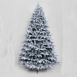 Artificial PE Christmas tree with white flocking new designs