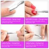 Salon grade nail care tool cuticle nipper nail pusher