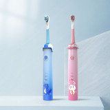 Lovely sonic kids toothbrush handle children electronic electric toothbrush with wireless inductive charger