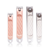Wholesale rose gold nail clipper stainless steel custom logo