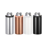 custom printed vacuum insulated double walled metal glitter stainless steel insulated can cooler
