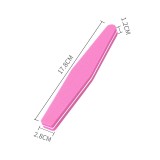Wholesale Customized Pink Double Side Disposable Nail Buffer Nail Art Half Moon Manufacturer Sponge Manicure Nail File 100/180