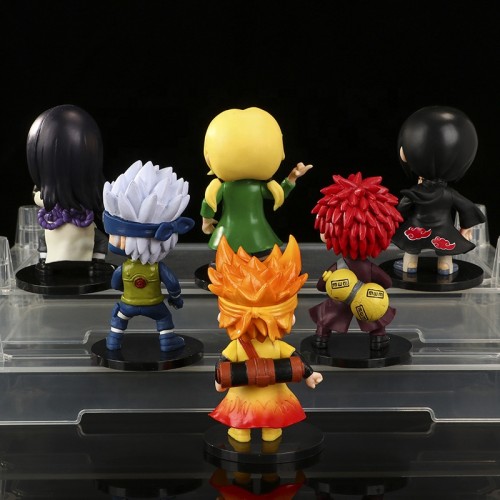 Best Selling PVC 3D Cake Decoration Toys Naruto Anime Figure For Gifts
