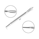 Nail stainless steel rainbow cuticle trimmer  pusher