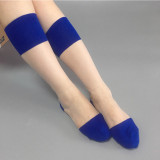 Crystal glass silk socks sheer women stocking manufacturers girls crew socks wholesale factory