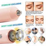USB Electric Eyebrow Epilator Electric Trimmer Depiladora Facial Eyebrow Shaving Machine Hair Clipper Any Skin Type Man Or Woman