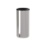 custom printed double wall insulated glitter coated vacuum insulated beer slim water bottle cooler