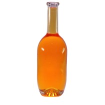 Decal embossed clear 375ml ice wine bottles glass liqueur bottles
