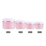 1 1.7 3.3 5oz 30 50 g 100 ml double layer lotion container cosmetic cream cream jars 150 ml in bulk with plastic lids