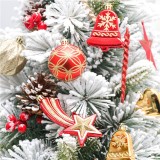 2022 Yiwu shuangyuan Hot Sale Christmas plastic ball ornaments for xmas home indoor decoration