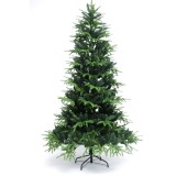 Popular  PVC and pine needle Artificial Xmas Tree with Decoration Metal Stand