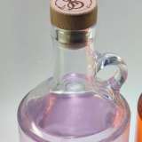 Wholesale 750ml round empty glass rum bottle with hook