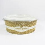 ice cream cup paper cups bowls for frozen yogurt double pe coated paper with spoon