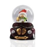 Featured resin Santa snow ball ornaments