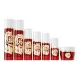 Special design 50g 1.7 fl oz empty white body lotion container baby cream jar wide mouth with lids for personal care