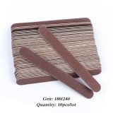 Wholesale wooden nail file and file supplies 100/180