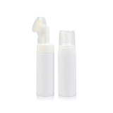 Hot sale 100 120 150 200 ml empty round foaming sop packaging pet plastic pink foam pump bottles with cap