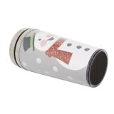 Christmas Gifts Hot Sell Snowman BPA Free 15oz Stainless Steel Coffee Cup Wide Mouth Insulated Water Tumbler With Lid Outdoor