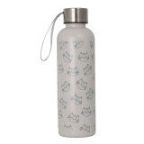 Eco-friendly Small Mouse Travel Small Cherry Pattern Printed Wheat Straw Sublimation Water Bottle Drink Juice  Cups with Rope