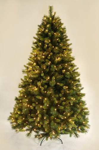 Artificial PE Christmas tree with white flocking new designs