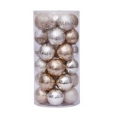 5 designs each 6pcs  Christmas Tree Ornaments Party Hanging ball