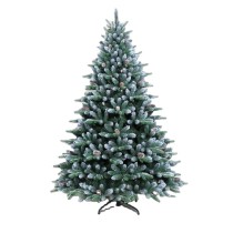 6FT/7FT/9FT UK Style Original Design High Quality Europe Trend PVC+PE Mixed Luxury Hinged Christmas Tree