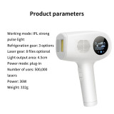 At-Home IPL Hair Removal for Women UP To 500,000 Flashes Permanent Painless Hair Remover Device for for Armpits Face Arms Bikini