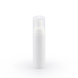 Wholesale 30ml 50ml 60ml 100ml PET white transparent packaging soap foam pump bottles with foamer pump and cap