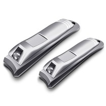 Customize wide jaw finger nail clipper cutter stainless steel