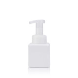 250 450 ml Square shape blue pump cosmetic package PET soap liquid foaming bottle plastic bottle for Skin care