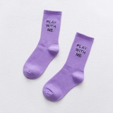 Wholesale cartoon crew socks women japanese street socks manufacturers girls socks factory