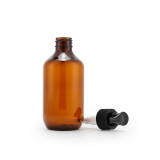 Recycled 300ml 500ml empty amber clear shampoo and conditioner set packaging plastic hand wash PET bottle with pump
