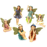 New Fairy Garden  Miniature Fairies Figurines Accessories for Outdoor or House Decor Fairy Garden figurine