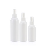 Empty fine mist PET 30 50 100 120 150 200 250 500ml travel skincare white plastic spray bottle for cosmetic packaging