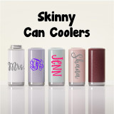 12oz sublimation stainless steel beer slim can cooler