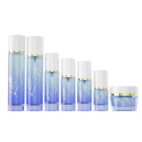 Special design 50g 1.7 fl oz empty white body lotion container baby cream jar wide mouth with lids for personal care