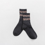 Wholesale Factory Leopard Crew Socks Women Socks Manufacturers Girls Socks