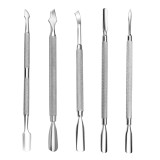 Nail stainless steel rainbow cuticle trimmer  pusher