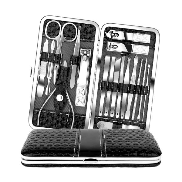 Professional leather accessories manicure set