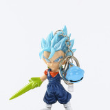 The Second Generation Of 7 Dragon Ball Figures Plastic Toy Kids Collectable Anime Cake Topper Action Figures Keychain
