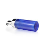 Luxury 100 120 150 200 ml empty facial cleansing packaging pet plastic foam pump bottle with silver pump cap