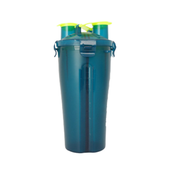 Hot Selling Custom Personalized Double Neck Protein Shaker Water Bottles For Sporst And Traveling